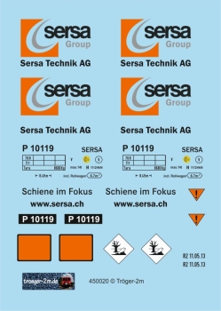 P10119 Sersa Technik AG, Decalset